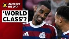 Shearer praise for ‘magnificent’ Isak