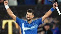 Djokovic overcomes injury to stun Alcaraz in Melbourne