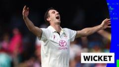 Cummins ends electric innings by India’s Pant