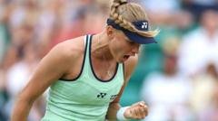 Yastremska into Nottingham final despite suspicion of grass allergy