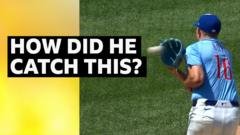 Watch: Pitcher catches 105mph ball without looking