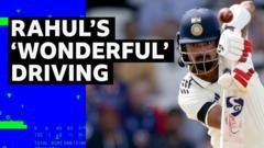 ‘He’s batted brilliantly’ – Rahul hits century to put India in control
