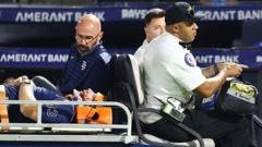 ‘Really scary’ – player in dugout hit by 105mph ball