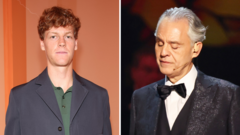 Sinner releases duet with Italian tenor Bocelli