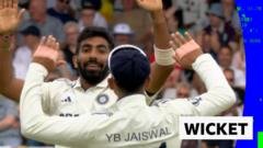 ‘Bumrah strikes!’ – Crawley caught at slip in first over
