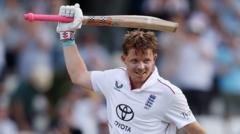 Pope makes gutsy century before Bumrah late show