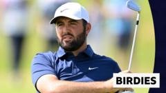 ‘Perfect golf’ – Scheffler extends lead early on final day of The Open