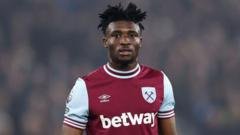 Tottenham agree £55m fee for West Ham’s Kudus