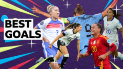 James and Cascarino in best goals of Euro 2025 group stage